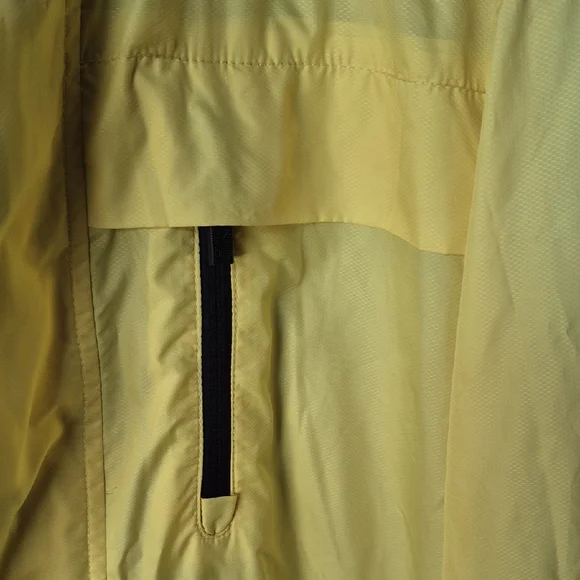 DKNY Men's Vibrant Yellow Windbreaker- XXL - Picture 4 of 15